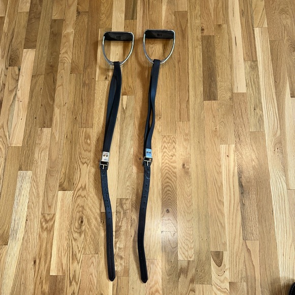 stubbone leather‎ stirr ups